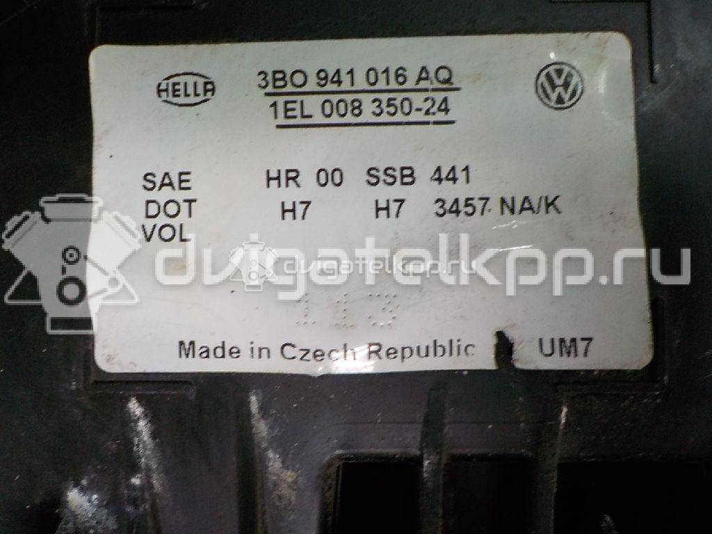 Фото Фара правая  3B0941016AN для Volkswagen Passat {forloop.counter}}