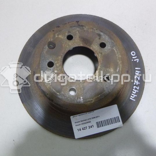 Фото Диск тормозной задний  43206JD00A для Nissan Teana / X-Trail / Altima / Nv200 / Qashqai