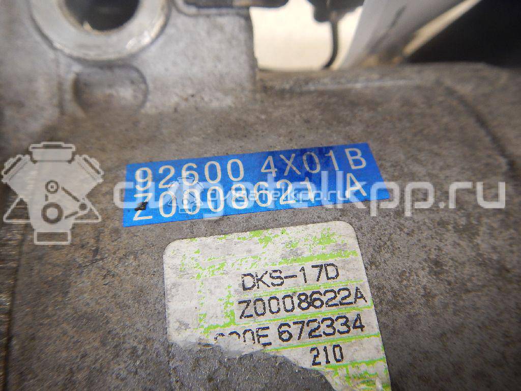 Фото Компрессор системы кондиционирования  92600EB01B для Nissan Nt400 Cabstar F24F / Cabstar / Np300 / Pathfinder / Murano {forloop.counter}}
