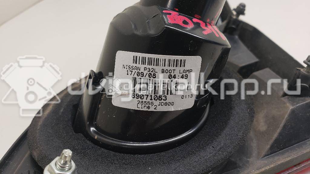 Фото Фонарь задний внутренний левый  26555JD800 для Nissan Qashqai {forloop.counter}}