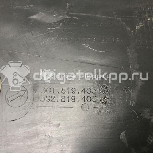 Фото Решетка стеклооч. (планка под лобовое стекло)  3G1819403C9B9 для vw Passat [B8]