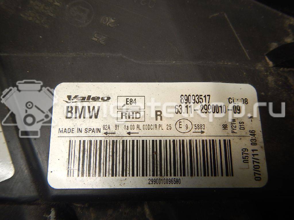 Фото Фара правая  63112993494 для Bmw X1 {forloop.counter}}