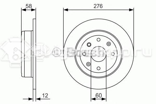 Фото Диск тормозной задний  96328254 для Chevrolet Epica Kl1 / Evanda {forloop.counter}}