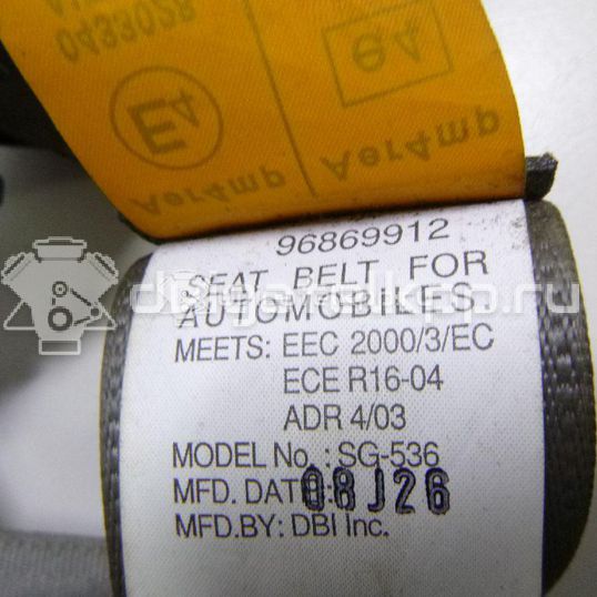 Фото Ремень безопасности с пиропатроном  96414898 для chevrolet Lacetti