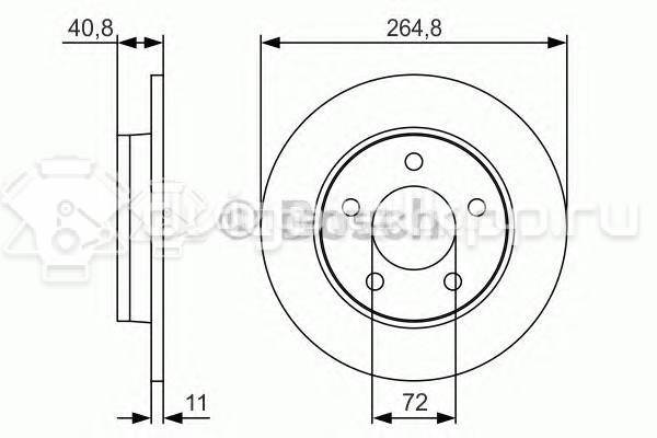 Фото Диск тормозной задний  C24Y26251C9A для Mazda 5 / 3 {forloop.counter}}