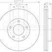 Фото Диск тормозной передний вентилируемый  C24Y3325XC9A для Mazda 5 / 3 {forloop.counter}}