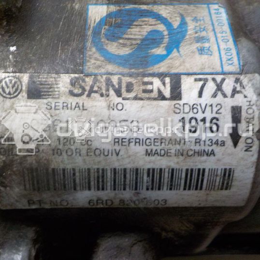 Фото Компрессор системы кондиционирования  6RD820803 для Volkswagen Load Up 121, 122, Bl1, Bl2 / Up 121, 122, Bl1, Bl2