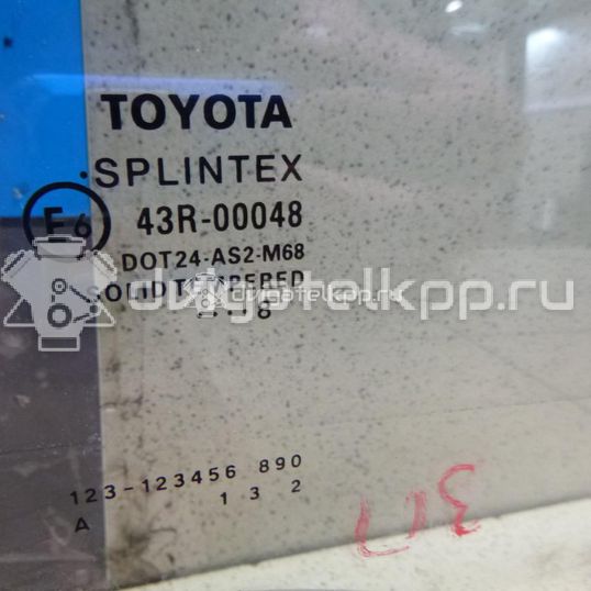 Фото Стекло двери задней правой  6810305100 для Toyota Avensis