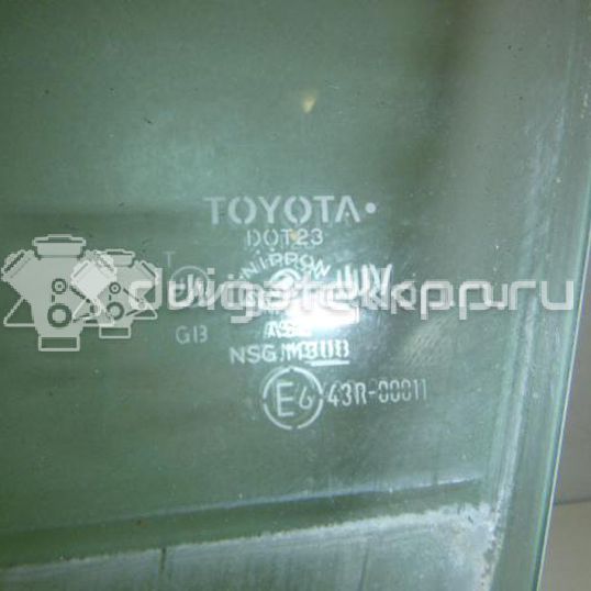 Фото Стекло двери передней левой  6810212A80 для Toyota Corolla