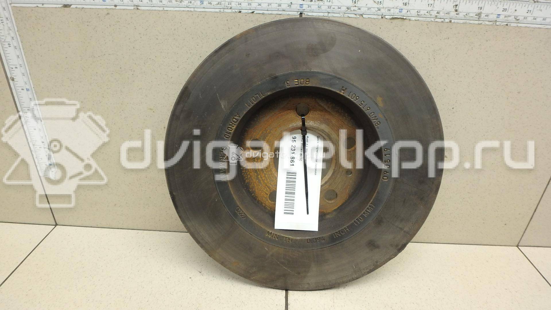 Фото Диск тормозной задний  8w0615601c для Audi A4 / A6 / A5 / Q5 / A7 Sportback 4Ga, 4Gf {forloop.counter}}