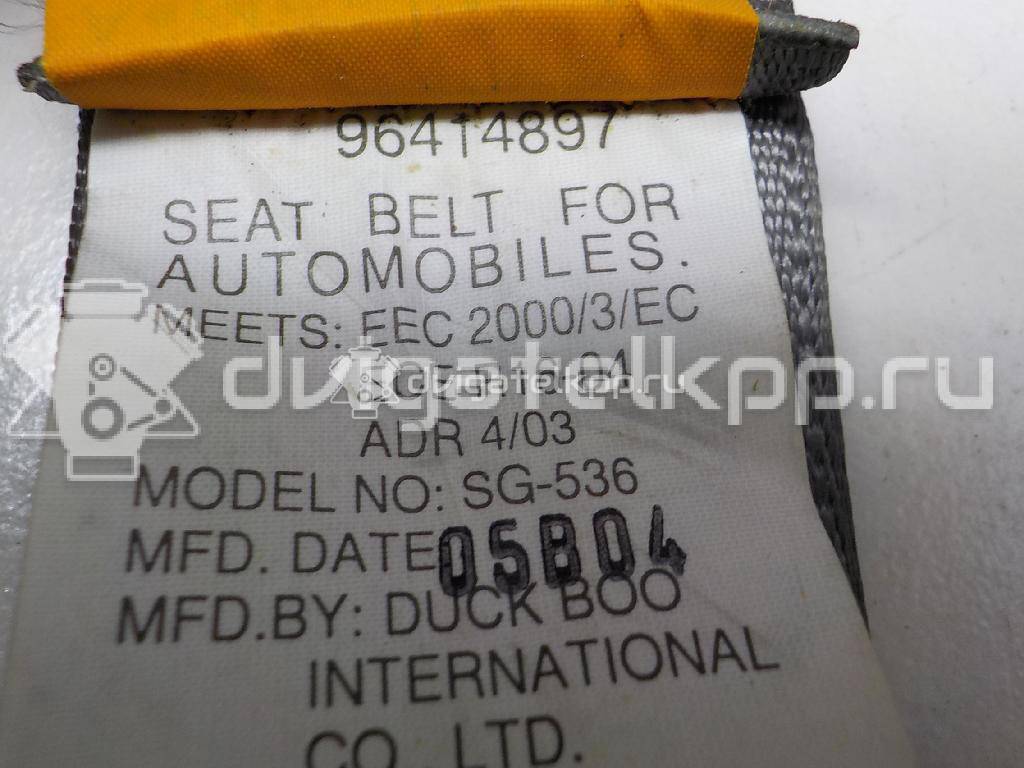 Фото Ремень безопасности с пиропатроном  96414898 для chevrolet Lacetti {forloop.counter}}