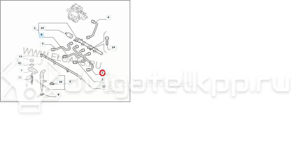 Фото Трубка топливная  55204728 для Vauxhall / Opel / Holden / Saab {forloop.counter}}