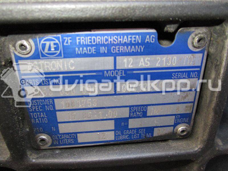 Фото Контрактная (б/у) АКПП для Daf / Daihatsu / Temsa / Fiat / Irizar / Volvo / Solaris / Hindustan / Vdl / Tata / Van Hool / Bova 408 л.с 24V 12.9 л MX 300 Дизельное топливо 1681753 {forloop.counter}}