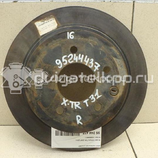 Фото Диск тормозной задний  432068H701 для Nissan X-Trail / 350 Z Z33 / Qashqai / Juke F15 / Leaf Ze0