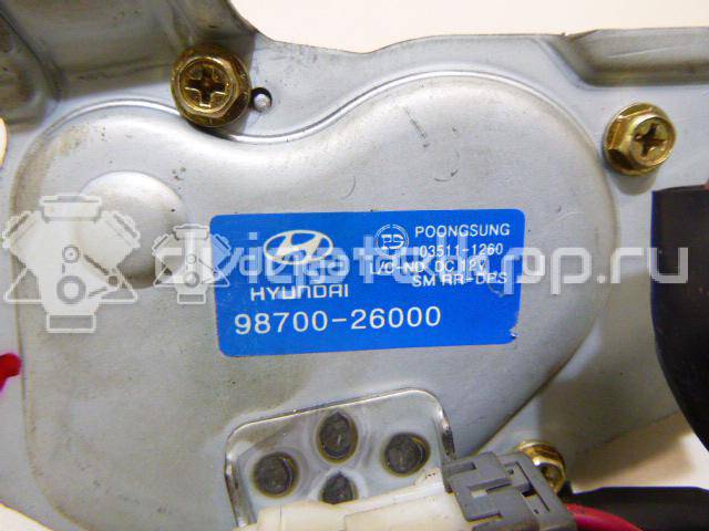 Фото Моторчик стеклоочистителя задний  9870026000 для Hyundai Santa Fé {forloop.counter}}