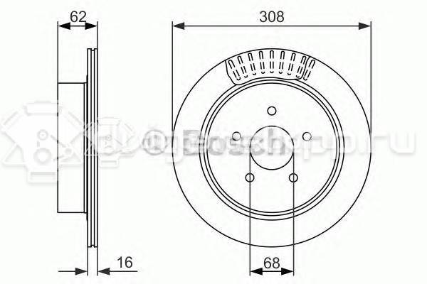 Фото Диск тормозной задний  43206CA000 для Nissan Elgrand / Murano {forloop.counter}}