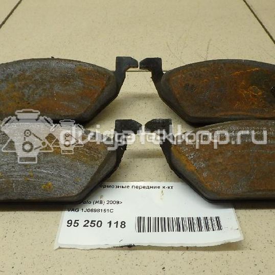 Фото Колодки тормозные передние к-кт  1J0698151C для Seat Ibiza / Cordoba / Leon / Toledo / Altea