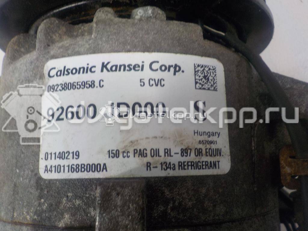 Фото Компрессор системы кондиционирования  92600JD000 для Nissan Terrano / Primastar X83 / X-Trail / Qashqai {forloop.counter}}