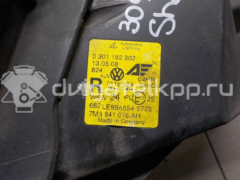 Фото Фара правая  7M3941016AH для Volkswagen Sharan {forloop.counter}}