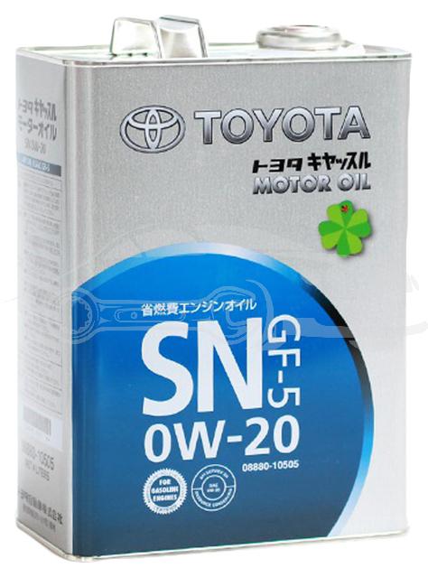 Фото 0888010505 Моторное масло Toyota SN 0W-20 4л TOYOTA {forloop.counter}}