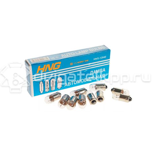 Фото Лампа 12V T4W BA9s увеличенный срок службы Long Life HNG