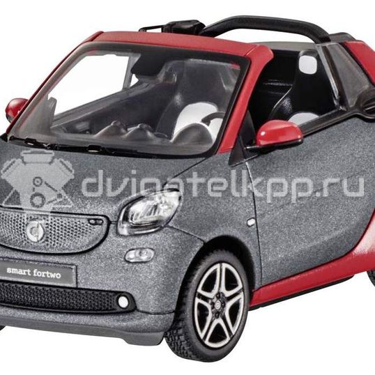 Фото Модель Smart Fortwo Cabrio A453 B66960286 Titania Grey Matt/Red Scale 1:43