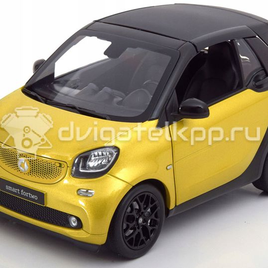 Фото Модель Smart Fortwo Cabrio A453 B66960288 Black-to-yellow/Black Scale 1:43