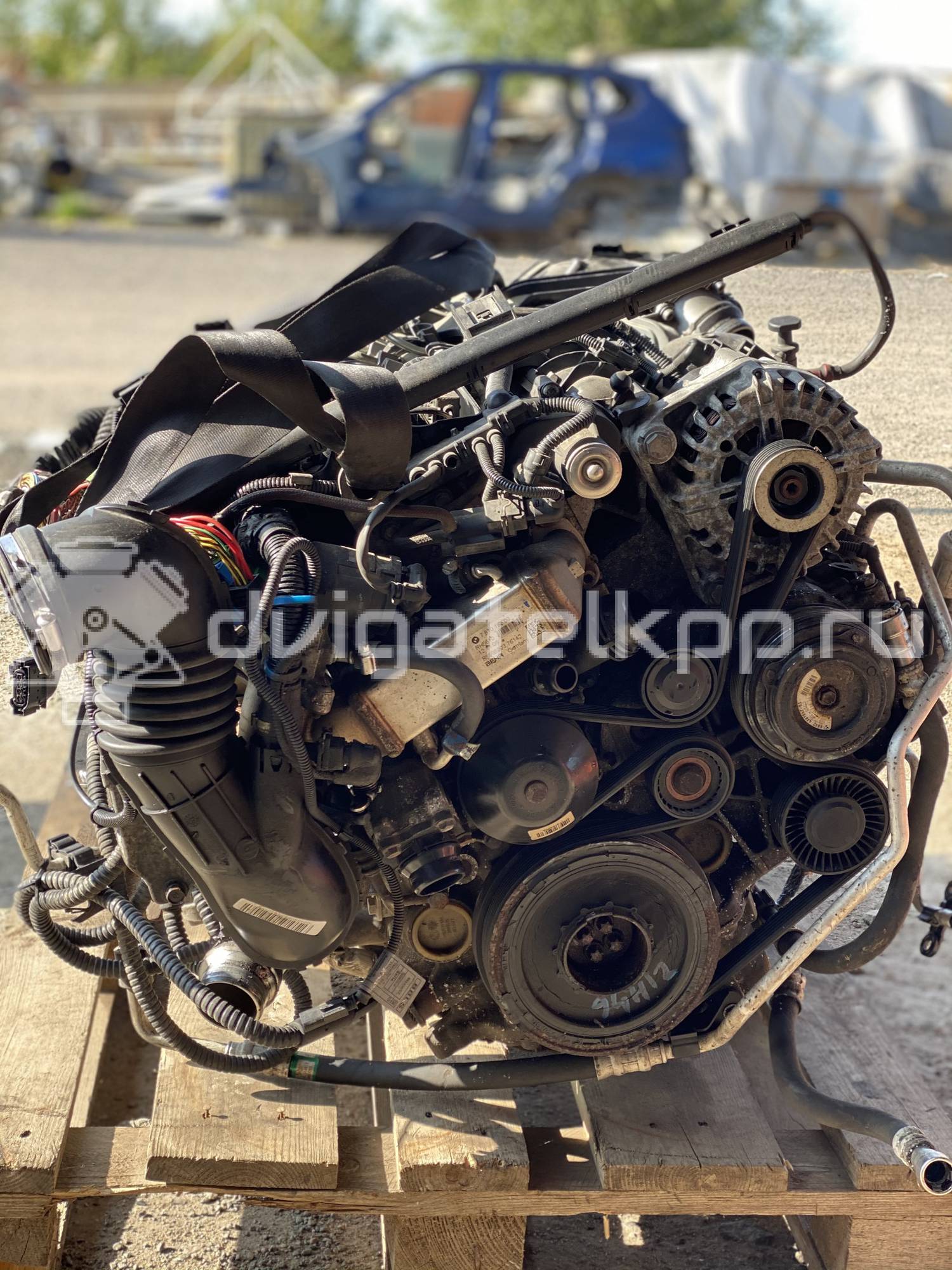 Двигатель n47 d20 c для bmw 3 / 5 / 1 / 2 / 4 90-204 л.с 16v 2.0 дизельный  топливо 11002151734 купить недорого с фото