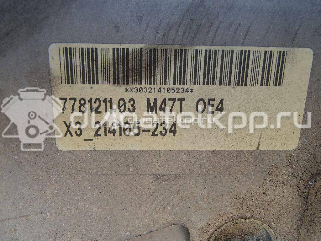 Фото Контрактный (б/у) двигатель M47 D20 (204D4) для Bmw 5 / 1 / X3 / 3 116-177 л.с 16V 2.0 л Дизельное топливо {forloop.counter}}