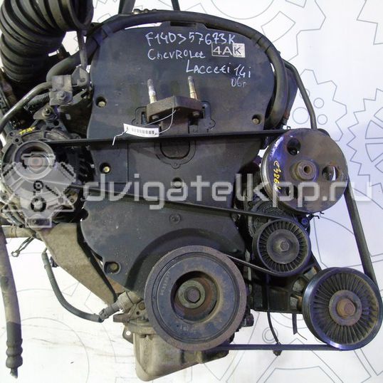 Фото Контрактный (б/у) двигатель F14D3 для Chevrolet Kalos / Nubira / Lacetti / Aveo 94-95 л.с 16V 1.4 л бензин