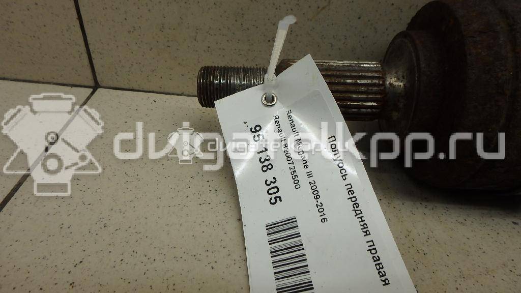 Фото Полуось передняя правая  8200725500 для Renault Megane / Scénic / Grand / Captur J5 / Fluence L30 {forloop.counter}}