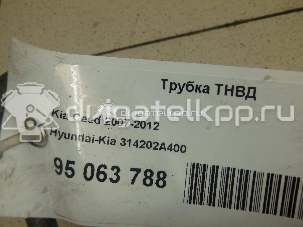 Фото Трубка ТНВД для двигателя D4FB для Hyundai / Kia 90-136 л.с 16V 1.6 л Дизельное топливо 314202A400 {forloop.counter}}