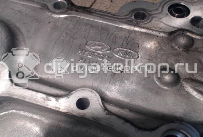 Фото Крышка двигателя передняя для двигателя D4FD для Hyundai / Kia 116-141 л.с 16V 1.7 л Дизельное топливо 213102A301 {forloop.counter}}