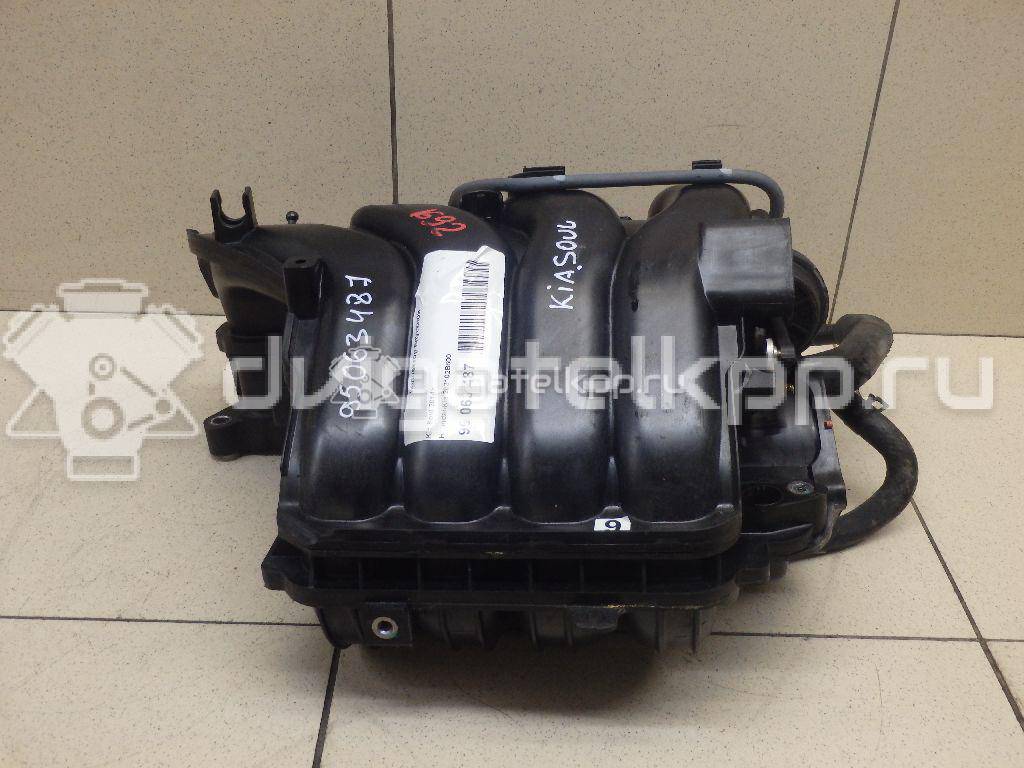 Фото Коллектор впускной для двигателя G4FD для Hyundai / Kia 130-140 л.с 16V 1.6 л бензин 283102B600 {forloop.counter}}