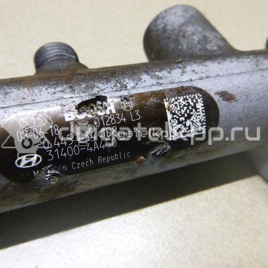 Фото Рейка топливная (рампа) для двигателя D4CB для Hyundai / Kia 110-175 л.с 16V 2.5 л Дизельное топливо 314004A450