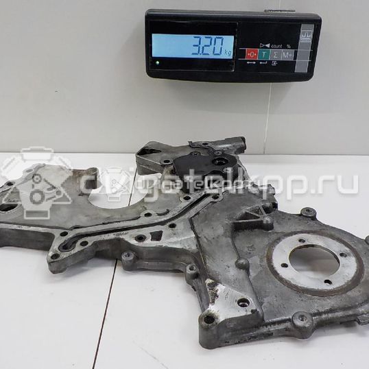 Фото Крышка двигателя передняя для двигателя D4CB для Hyundai / Kia 110-175 л.с 16V 2.5 л Дизельное топливо 213704A401