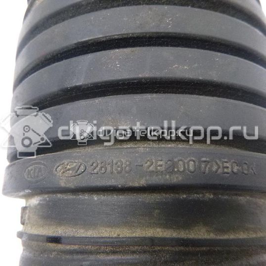 Фото Патрубок воздушного фильтра для двигателя D4EA для Hyundai / Kia 113-116 л.с 16V 2.0 л Дизельное топливо 281382E200