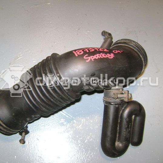 Фото Патрубок воздушного фильтра для двигателя G4GC для Hyundai / Kia 139-146 л.с 16V 2.0 л бензин 281401F080