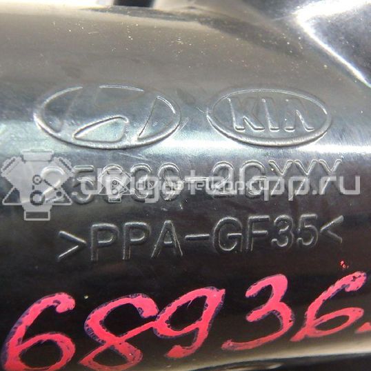 Фото Крышка термостата для двигателя G4KJ для Hyundai / Kia 180-203 л.с 16V 2.4 л бензин 256302G700