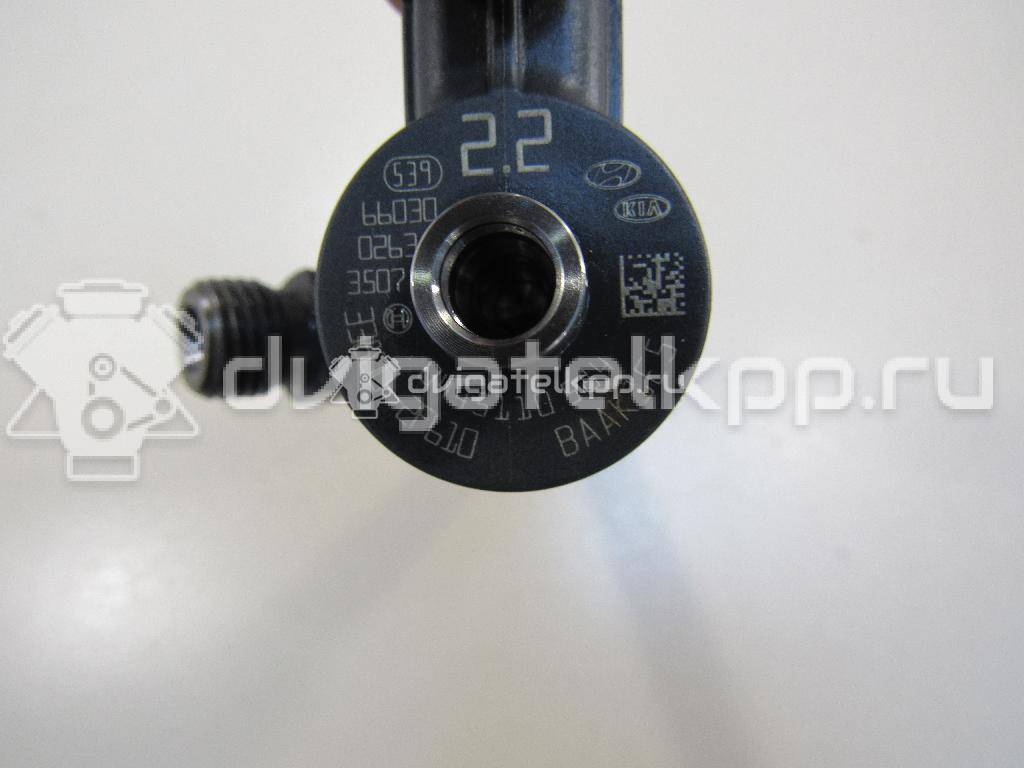 Фото Форсунка дизельная электрическая для двигателя D4HB для Hyundai / Kia 150-203 л.с 16V 2.2 л Дизельное топливо 338002F610 {forloop.counter}}