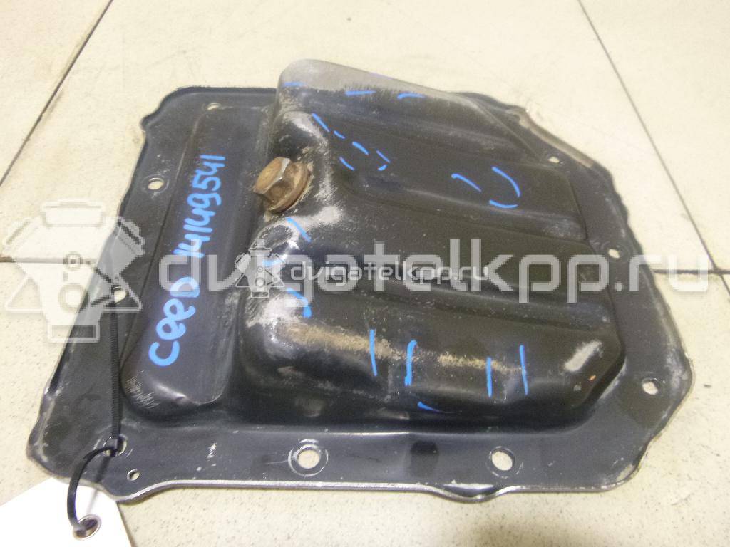 Фото Поддон масляный двигателя для двигателя G4FA для Hyundai / Kia 100-109 л.с 16V 1.4 л бензин {forloop.counter}}