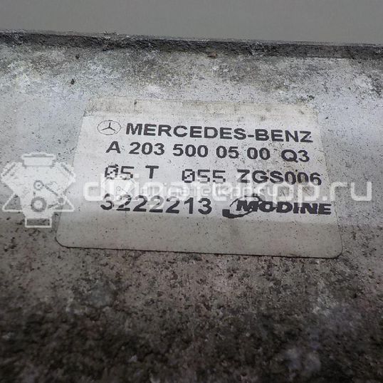 Фото Интеркулер для двигателя M 271.940 (M271 KE18 ML) для Mercedes-Benz C-Class / Clk 163 л.с 16V 1.8 л бензин 2035000500