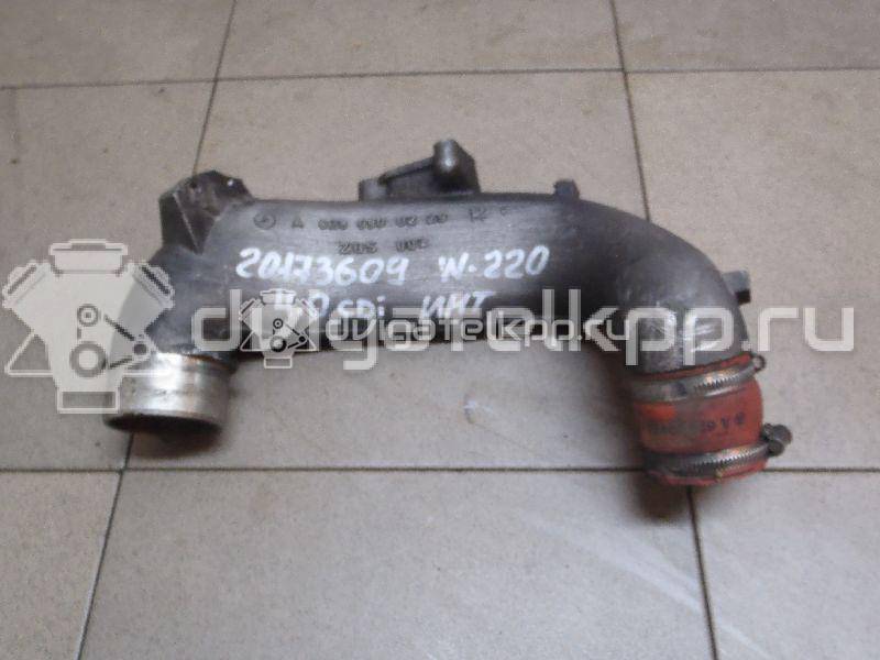 Фото Патрубок интеркулера для двигателя OM 628.960 (OM628) для Mercedes-Benz S-Class 250-260 л.с 32V 4.0 л Дизельное топливо 6280900229 {forloop.counter}}