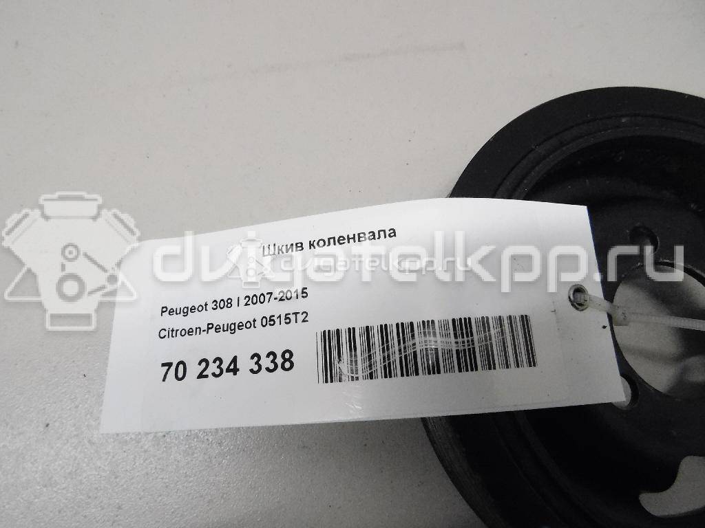 Фото Шкив коленвала для двигателя 5FS (EP6C) для Peugeot 508 / 2008 / 208 / 408 / Partner 120-121 л.с 16V 1.6 л бензин 0515T2 {forloop.counter}}