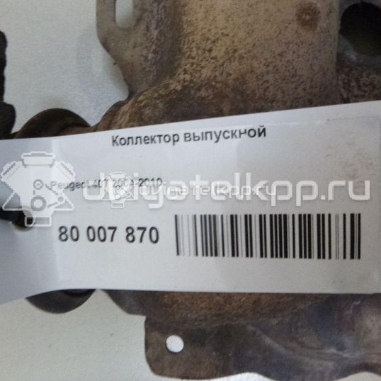 Фото Коллектор выпускной для двигателя RFN (EW10J4) для Peugeot / Citroen 136-143 л.с 16V 2.0 л бензин 0341J5