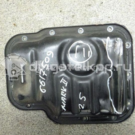 Фото Поддон масляный двигателя для двигателя 1JZ-GE для Toyota Mark / Corona / Cressida / Cresta / Crown 180-200 л.с 24V 2.5 л бензин 1210246061