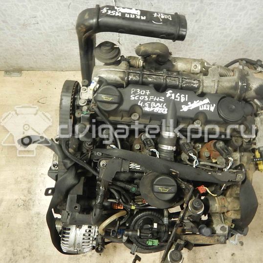Фото Контрактный (б/у) двигатель RHS (DW10ATED) для Peugeot 406 / 607 9D, 9U / 307 107 л.с 8V 2.0 л Дизельное топливо