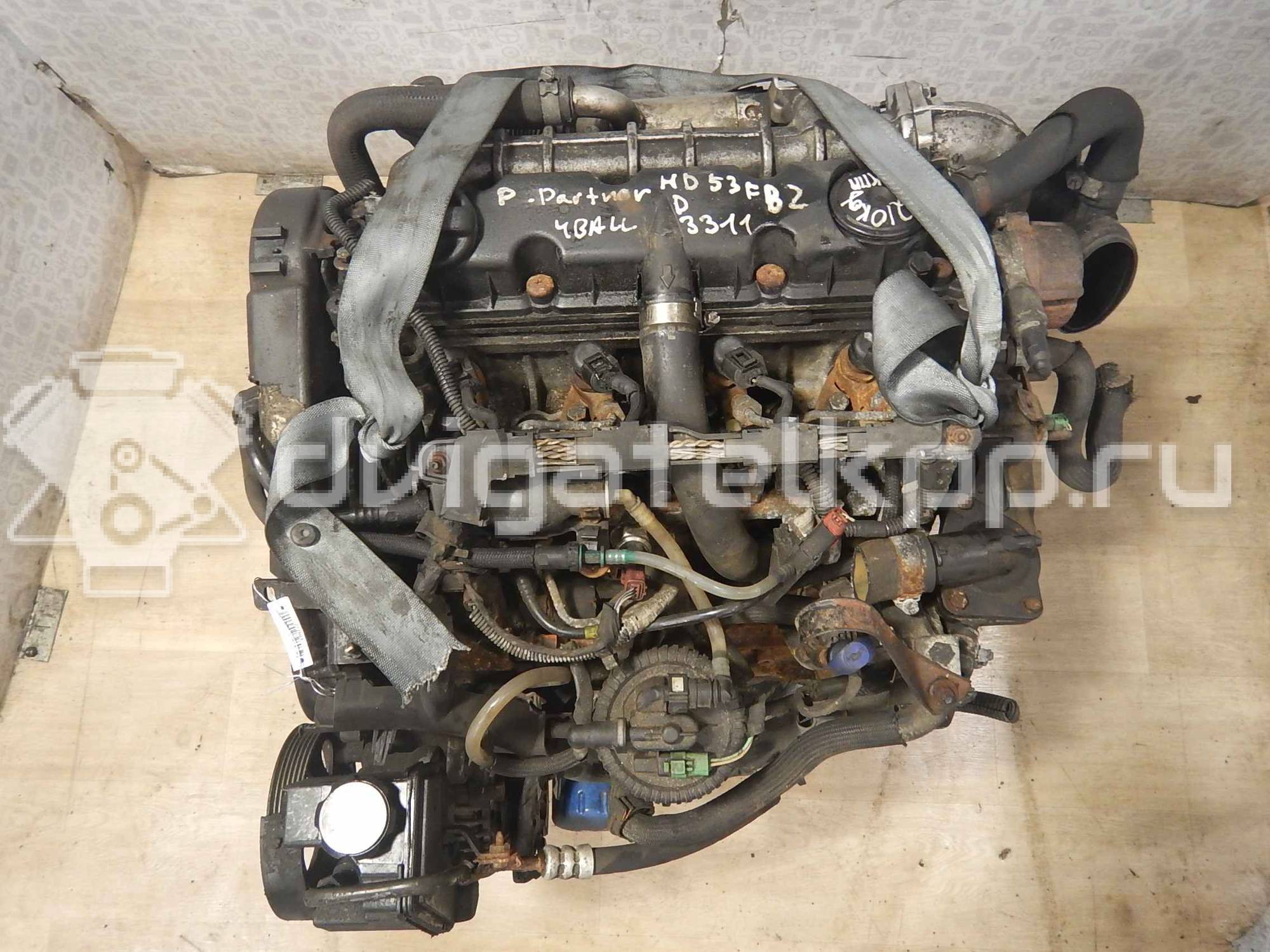 Фото Контрактный (б/у) двигатель RHY (DW10TD) для Peugeot / Citroen 90 л.с 8V 2.0 л Дизельное топливо {forloop.counter}}