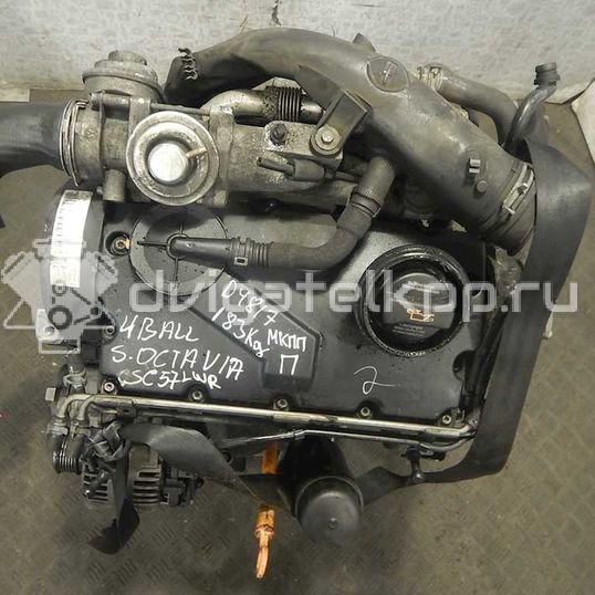 Фото Контрактный (б/у) двигатель AXR для Skoda Roomster 5J / Fabia / Octavia 100 л.с 8V 1.9 л Дизельное топливо