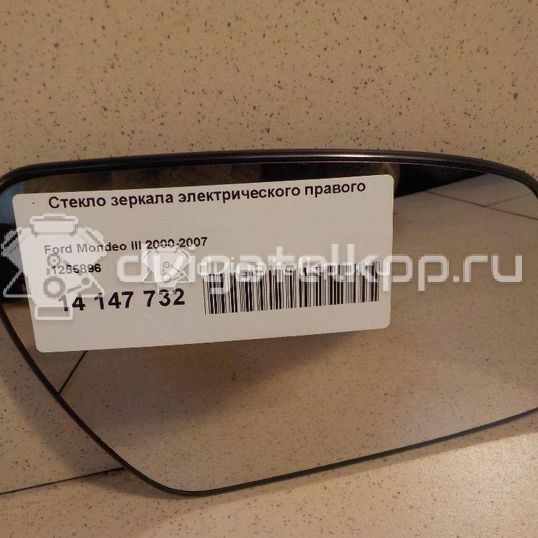 Фото Стекло зеркала электрического правого  1255896 для Ford Fiesta / Focus / C-Max / Fusion Ju / Mondeo